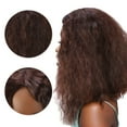 thumbnail image 6 of Unique Bargains 1 Pc Corn Curls Hair Wig High Temperature Fiber 22in Human Wig Brown for Women, 6 of 6