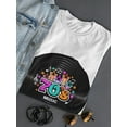 thumbnail image 3 of 70S Music Discography T-Shirt Women -Image by Shutterstock, Female XX-Large, 3 of 4