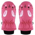 thumbnail image 2 of Otqutp Toddlers Winter Mittens,Non-Slip Snow Gloves Warm Ski Gloves for Baby Girls Boys Winter Gloves for Skiing Outdoor Activities(Pink,3-8 Years), 2 of 4