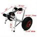 TMS CART-CANOE/KAYAK-KY001 Boat Kayak Canoe Carrier Tote Trolley
