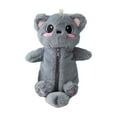 thumbnail image 3 of Estuche de peluche con forma de animal, estuche para lápices, multiusos para bolígrafos, organizador de papelería suave, de maquillaje, de peluche coala, 3 of 8