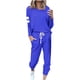 thumbnail image 2 of Puntoco Traje Casual Con Cordón Y Cuello Redondo De Manga Larga Con Estampado Holgado A La Moda Para Mujer Azul Xxxl, 2 of 5