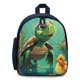 thumbnail image 1 of Bebé Tortuga Mochila Escolar para Niños y Niñas, Mochila Infantil Ligera de Alta Calidad, Grande y Duradera Azul, 1 of 6