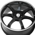 thumbnail image 3 of 1 X Maxxim 026 16X7 5X100 / 5X4.50 73.00 Hub +40 Offset Black Wheel Rim, 3 of 3