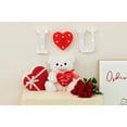 thumbnail image 3 of Peluche HollyHome - Oso de peluche «I Love You», 30 cm, color blanco, 3 of 8