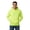 Safety-Green, variant on Unisex High Visibility Hooded Sweatshirt, 50/50 Cotton/Polyester Hi Vis Reflective Hoodie (Safety-Green, L)