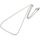 thumbnail image 2 of 10 collares unisex clásicos lisos de acero inoxidable 304 resistentes para hombre y mujer, con cadena de cable, cierre de pinza de langosta, color acero inoxidable, 45 cm (17,7 pulgadas)., 2 of 2