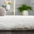 thumbnail image 4 of SAFAVIEH Tahoe Thelma Quatrefoil Shag Area Rug, 8' x 10', Silver/White, 4 of 8