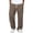 BPQ43-Coffee, variant on Men'S Linen Pants Casual Lightweight Drawstring Elastic Waist Pockets Loose Fit Straight Legs Summer Beach Yoga Sweatpants Khaki 3XL