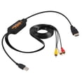 thumbnail image 1 of Convertidor RCA a HDMI AuviPal 1080P con cables para VHS/PS/Xbox, 1 of 7