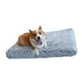 thumbnail image 1 of Mistaha Cozy Memory Foam Pet Bed for Deep Sleep and Comfortable Rest - Gray-White, Size L, 1 of 6