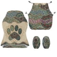 thumbnail image 2 of Jiueut Boho Mandala Dog Paw Print Gaming Chair Cover with Armrest Cover, Stretchable Protection for Computer Chair Anti-Dust Reclining Gaming Chair Slipcover with Elastic Bottom, 2 of 7