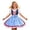 Sky Blue, variant on NordicNest Girls Style Skirt Bavarian Festival Traditional Apron Waistband Adjustable Toddler Kid Skirt for Girls Back to School