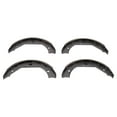 thumbnail image 4 of TRQ Rear Brake Pad & Rotor Kit Brake Pads Brake Rotor Parking Brake Shoe Set Semi-Metallic Premium G-Coated Fits Select 2013 BMW 328i xDrive 2015 X1, 4 of 4