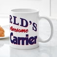 thumbnail image 5 of CafePress - World's Most Awesome Mail Carrie - 11 oz Ceramic Mug - Novelty Coffee Tea Cup, 5 of 6