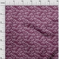 thumbnail image 3 of oneOone Cotton Silk Purple Fabric Floral Dress Material Fabric Print Fabric By The Yard 42 Inch Wide, 3 of 4