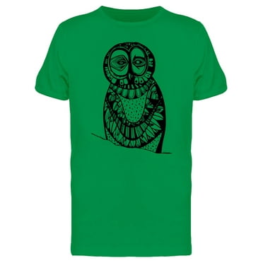 Abstract Art Eerie Owl Tee Men's -Image by Shutterstock