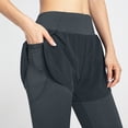 thumbnail image 4 of Workout Pants Compression Leggings for Women High Waist Workout Leggings with Pockets for Seamless Yoga Running Athletic Pants Two Layer Design Comfort Stretch Fabric, 4 of 4