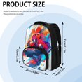 thumbnail image 2 of Vlemua Spider Superhero Backpack, Welcome Back to School Gifts, 12" Spider Superhero Cartoon Cute Travel Schoolbag for Students, School Supplies for Students and Fans, 2 of 6