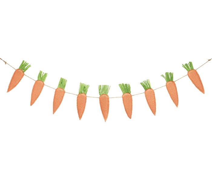 Easter Carrot Banner Jute Wall Hanging - Walmart.com - Walmart.com