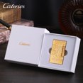 thumbnail image 4 of Kerosene lighter, Top Metal Pocket Lighter Daily Use, Sold Without Fuel.,SKU00819-陨石坑银色, 4 of 9