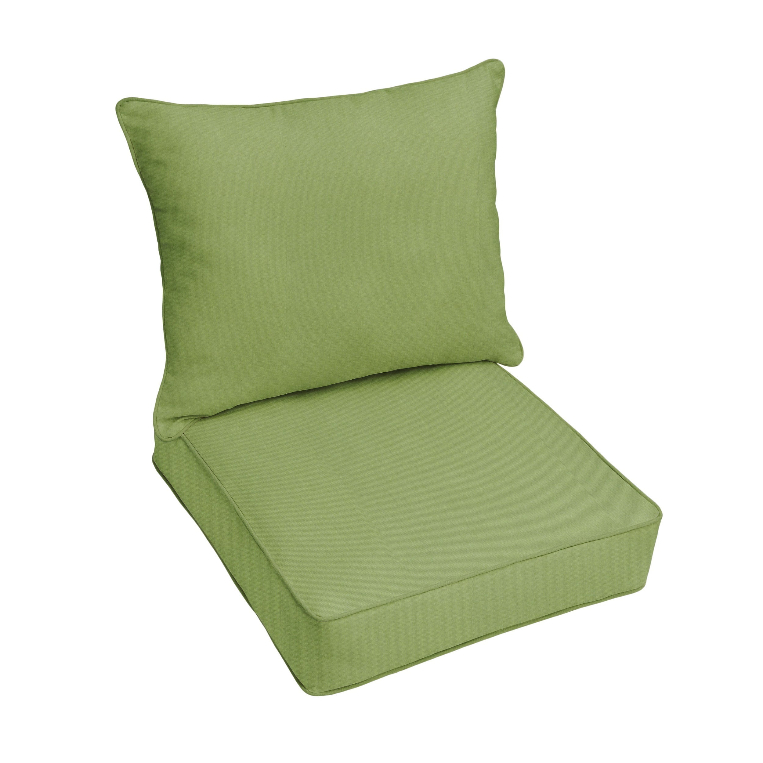 Sorra Home 25" x 25" Cilantro Solid Rectangle Cushion Set Outdoor