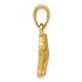 thumbnail image 2 of Real 14kt Yellow Gold Bulldog Pendant; for Adults and Teens; for Women and Men, 2 of 4