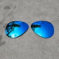 thumbnail image 4 of Walleva Ice Blue Polarized Replacement Lenses for Ray-Ban Aviator Large Metal RB3025 58mm Sunglasses, 4 of 7