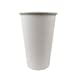 CLEARANCE Motif 16oz White Paper Coffee Tea Cups, Single Walled for Hot Drinks, Case of 1000