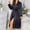 Black, variant on Sexy Nightgown Nightgowns for Women Sexy Nightgowns Satin Nightgown Sleep Dress Black V-Neck Long Sleeve Below-the-Knee Sleep Dress for Women,XL