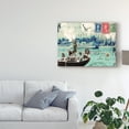thumbnail image 3 of Trademark Fine Art 'Wish You Were Here Boat' Canvas Art by Sandy Lloyd, 3 of 4