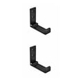 thumbnail image 2 of Cateissary Folding Hanging Hooks Punch Free Towel Edge Smooth Bearing Foldable Clothes Hanger Invisible Rack Coat Strong for Bathroom negro 2Conjunto, 2 of 6