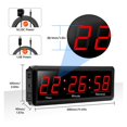 thumbnail image 4 of Programmable Remote Control LED Timer Interval Timer Garage Timer Sports Training Clock Gym Timer, 4 of 5