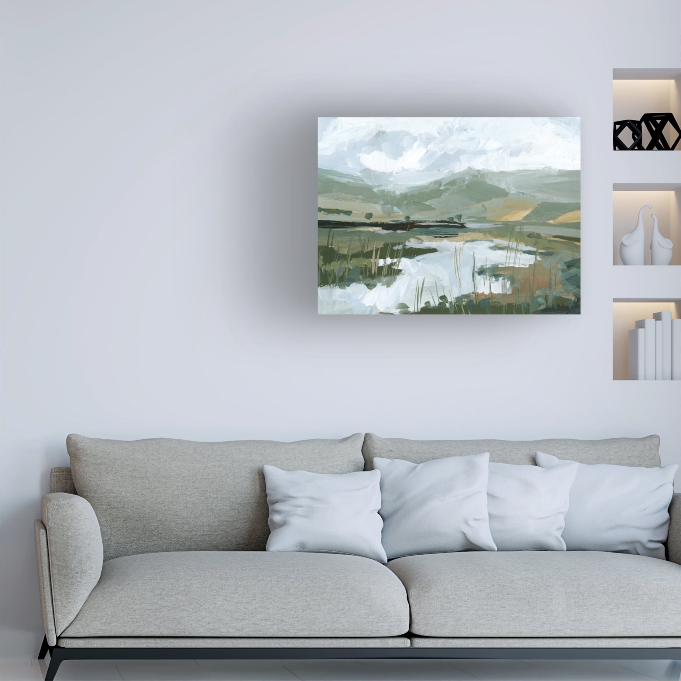 Trademark Fine Art Victoria Barnes Wetland Vista II Canvas Wall Art