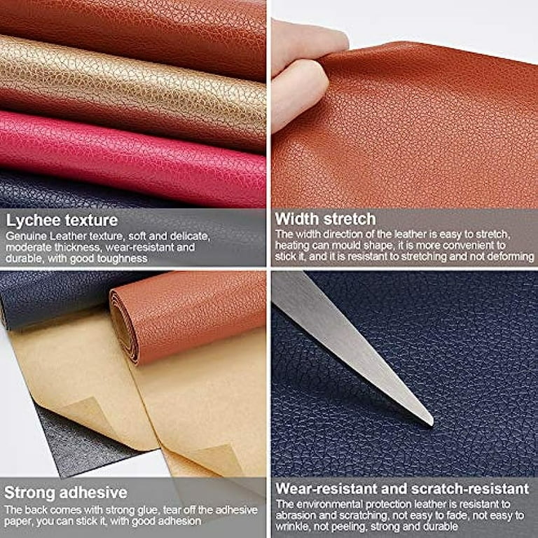 1pc 0.5mm Thickness Self-Adhesive PVC Leather Repair Kit, DIY Self Adhesive  Faux Leather Repair Tape Patch For Sofa, Furniture, Handbags, Car Seats, C