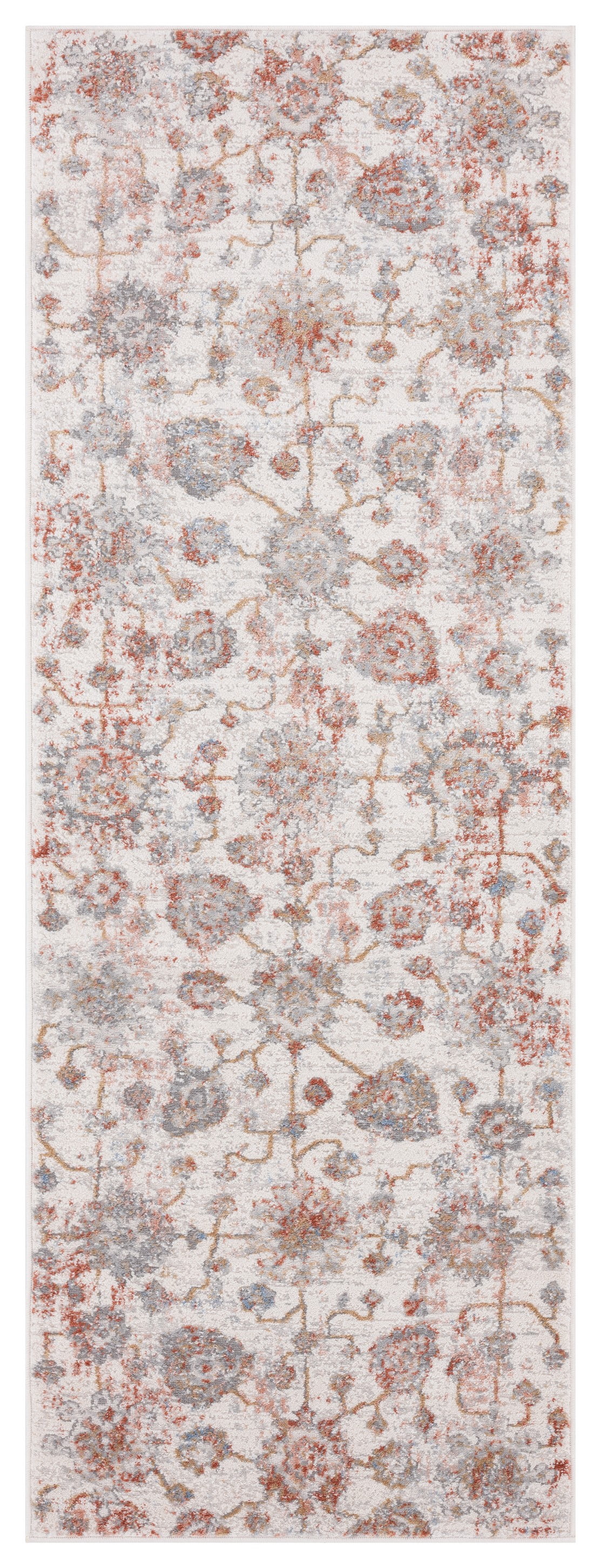 United Weavers Dawson Fireboard Transitional Trellis Runner Rug, Rust, 2'7" x 7'4"