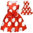 thumbnail image 1 of Costume de Fille Lilo Halloween Feuille Rouge Déguisement Cosplay, Taille pour 5-6 Ans, 1 of 5