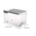 thumbnail image 2 of Storage Dispenser Flour Rice Container Bucket Sealed Tank Kitchen Bin Cereal Grain 20 Lbs, 2 of 6