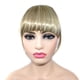 thumbnail image 1 of Pelucas con flequillo para mujer, peluca ondulada suelta, trenza, diadema, flequillo sintético, extensiones de cabello con flequillo térmico para mujer, un solo cepillo, 1 of 2