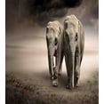 thumbnail image 3 of Ambesonne Animal Duvet Cover Set, Pair of Animals Dust, Twin, Tan Taupe, 3 of 3