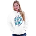 thumbnail image 3 of Motivational Make It Happen Quote Hoodie Sweatshirt Women Brisco Brands S, 3 of 4