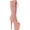 Baby Pink Faux Suede, variant on Women's Pleaser Flamingo 2051FS Peep Toe Knee High Boot