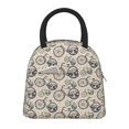 thumbnail image 1 of Balery Compass And Mountains In Bicycle Wheels Bolsa de Almuerzo para Mujeres, Caja de Almuerzo, Bolsa de Almuerzo Pequeña Impermeable, Tote de Almuerzo Reutilizable con Gran Capacidad, 1 of 6