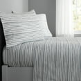 thumbnail image 6 of Mainstays Gray and Teal Geometric 8 Piece Bed in a Bag Comforter Set With Sheets, Queen, 6 of 8