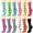 Butterfly, variant on 12 Pairs Women's Crew Socks Fancy Novelty Designed Size 9-11 Multicolor Assorted