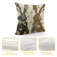 thumbnail image 4 of Qinduosi Easter Polka Dot Bunny Pillow Covers Inch Spring Easter Rabbit Linen Throw Pillow Case Cushion Cover for Sofa Couch Home Decor, 4 of 5