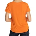 thumbnail image 2 of Women's Orange Oklahoma State Cowboys Scarlet Scoop Neck T-Shirt, 2 of 2