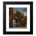 thumbnail image 2 of Jan Steen 20x23 Black Modern Framed Museum Art Print Titled - Adolf and Catharina Croeser, Known as ‘The Burgomaster of Delft and His Daughter’ (1655), 2 of 5