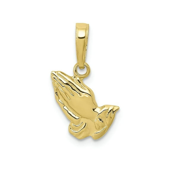 FJC Finejewelers 10k Yellow Gold Praying Hands Charm
