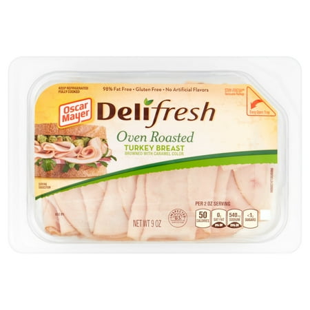 Oscar Mayer Deli Fresh Oven Roasted Turkey Breast, 9 oz